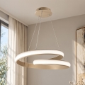 ONLI - LED Lampa wisząca na lince MATISSE LED/40W/230V beżowy
