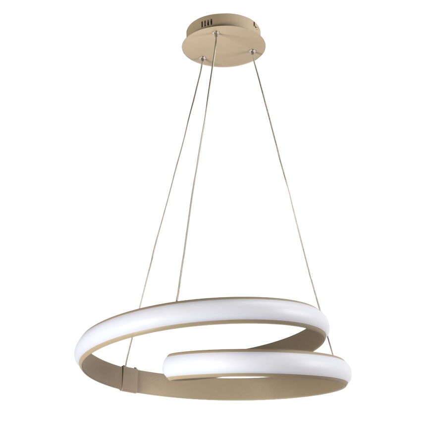 ONLI - LED Lampa wisząca na lince MATISSE LED/40W/230V beżowy