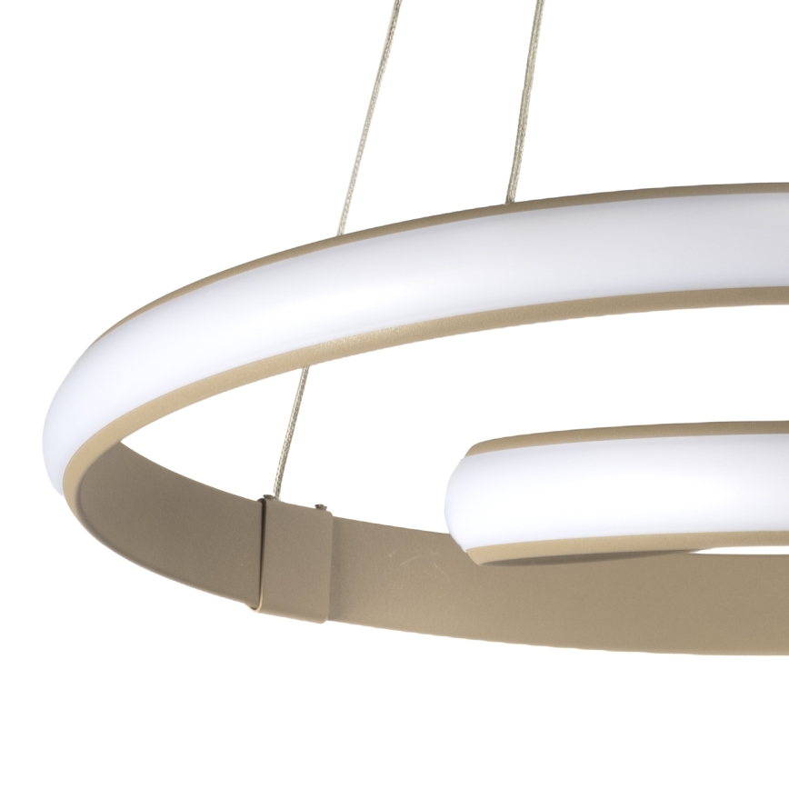 ONLI - LED Lampa wisząca na lince MATISSE LED/40W/230V beżowy