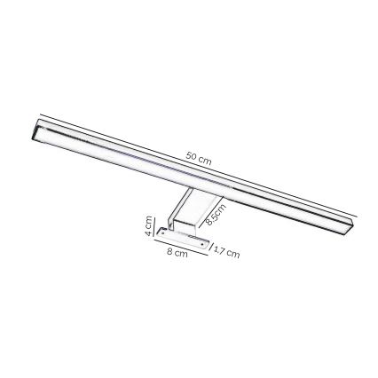 ONLI - LED Łazienkowe oświetlenie lustra NEMO LED/5,5W/230V 4000K 50 cm IP44 matowy chrom