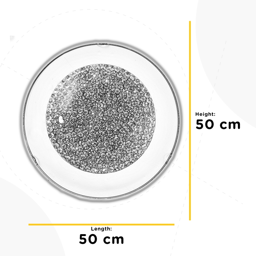 ONLI - LED Plafon BRILL LED/21W/230V 4000K śr. 50 cm