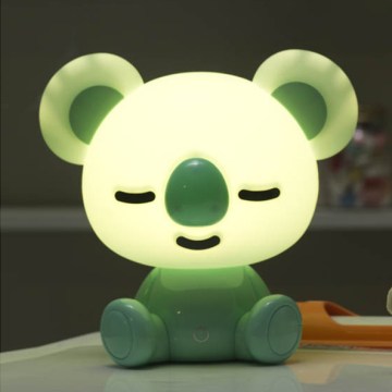 ONLI - LED ściemniana lampka nocna dla dzieci PUPPIES LED/3W/230V 20 cm koala/zielona