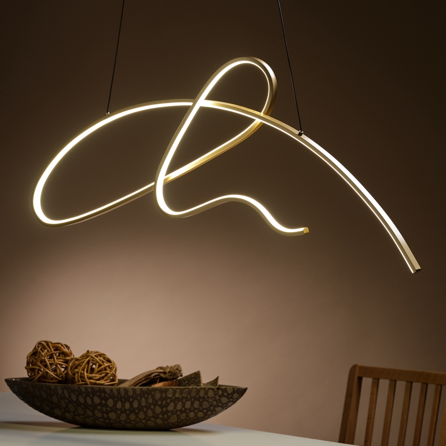 ONLI - LED Żyrandol na lince SIGN LED/42W/230V 4000K złoty