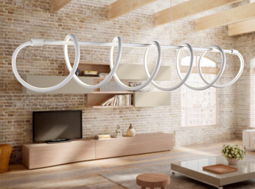 ONLI - LED Żyrandol na lince SPIRALE LED/72W/230V 3000K biały