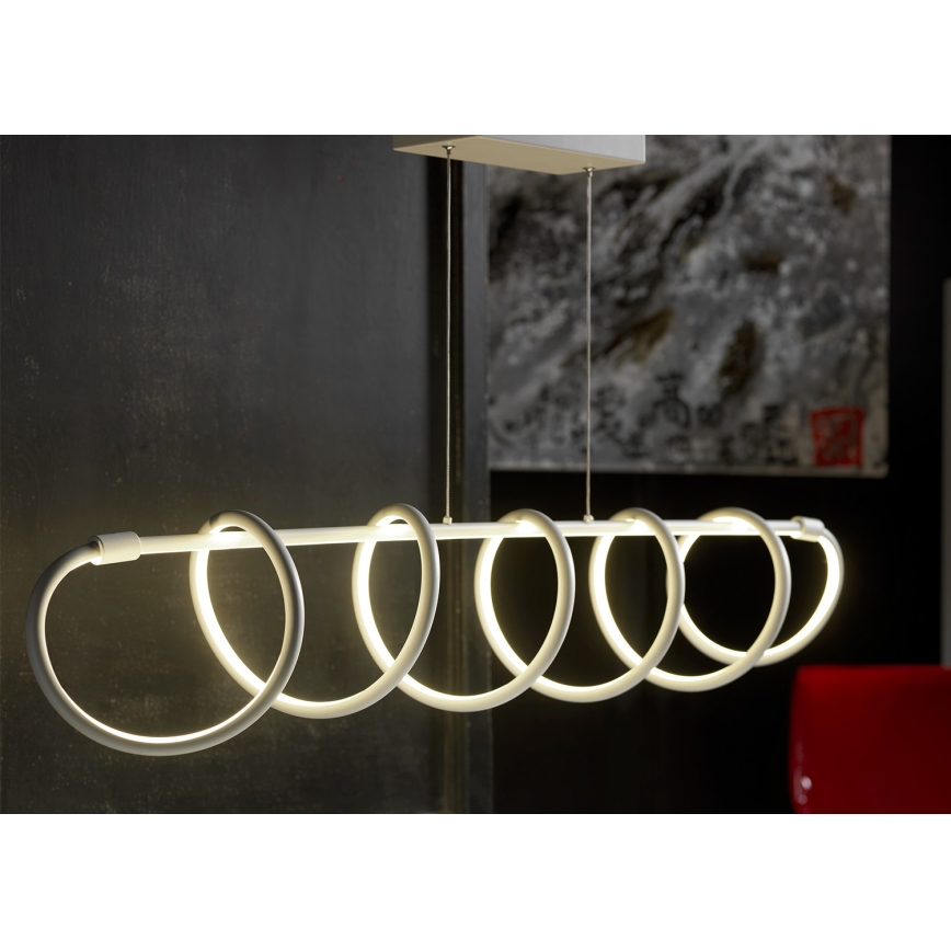 ONLI - LED Żyrandol na lince SPIRALE LED/72W/230V 3000K biały