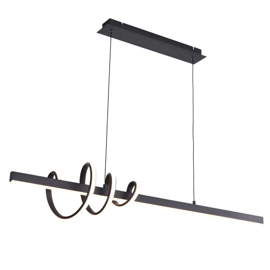 ONLI - LED Żyrandol na lince SWING LED/30W/230V 4000K czarny
