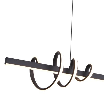 ONLI - LED Żyrandol na lince SWING LED/30W/230V 4000K czarny