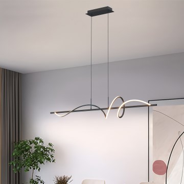 ONLI - LED Żyrandol na lince TWIST LED/30W/230V 4000K czarny