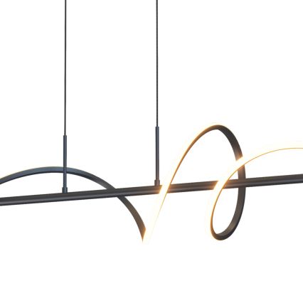 ONLI - LED Żyrandol na lince TWIST LED/30W/230V 4000K czarny