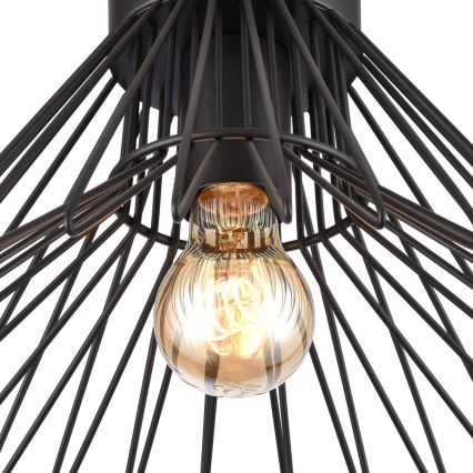 ONLI - Plafon DUCCIO 1xE27/22W/230V śr. 30 cm czarny