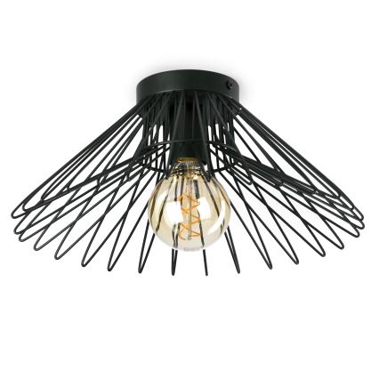 ONLI - Plafon DUCCIO 1xE27/22W/230V śr. 40 cm czarny