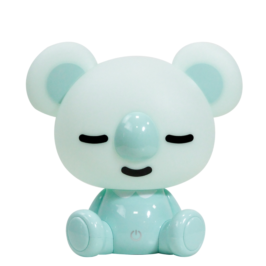 ONLI - LED ściemniana lampka nocna dla dzieci PUPPIES LED/3W/230V 20 cm koala/zielona