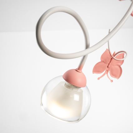 ONLI - Żyrandol dziecięcy BUTTERFLY 3xE14/6W/230V