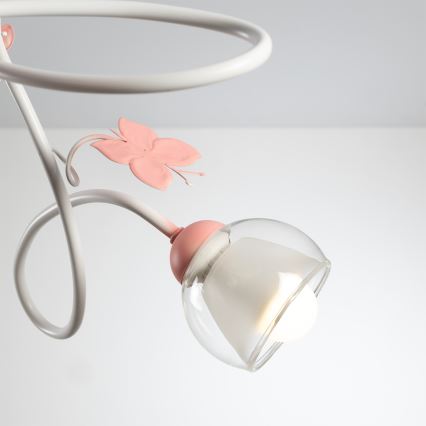 ONLI - Żyrandol dziecięcy BUTTERFLY 3xE14/6W/230V