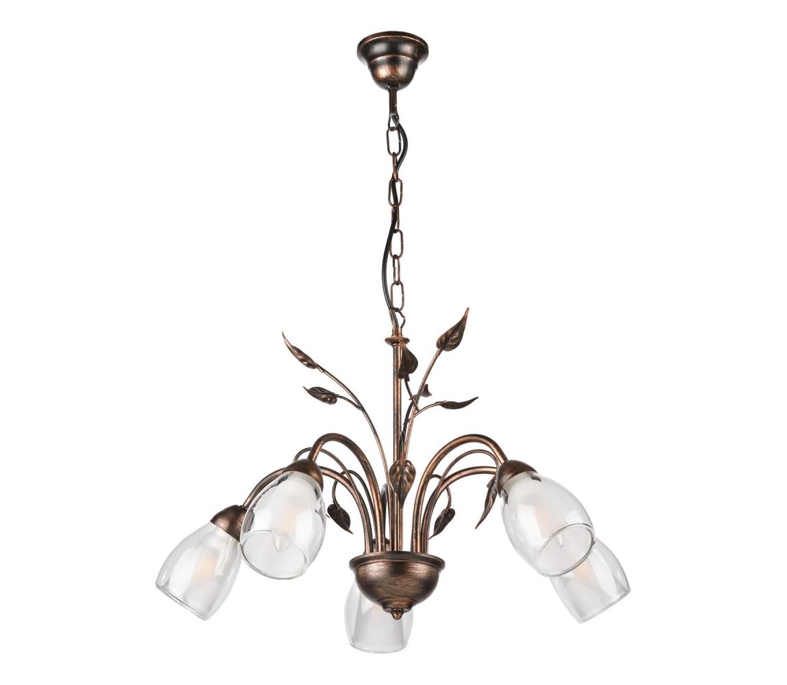 ONLI - Żyrandol na łańcuchu LILIANA 5xE14/6W/230V
