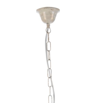 ONLI - Żyrandol na łańcuchu CANDELA 5xE14/6W/230V biały