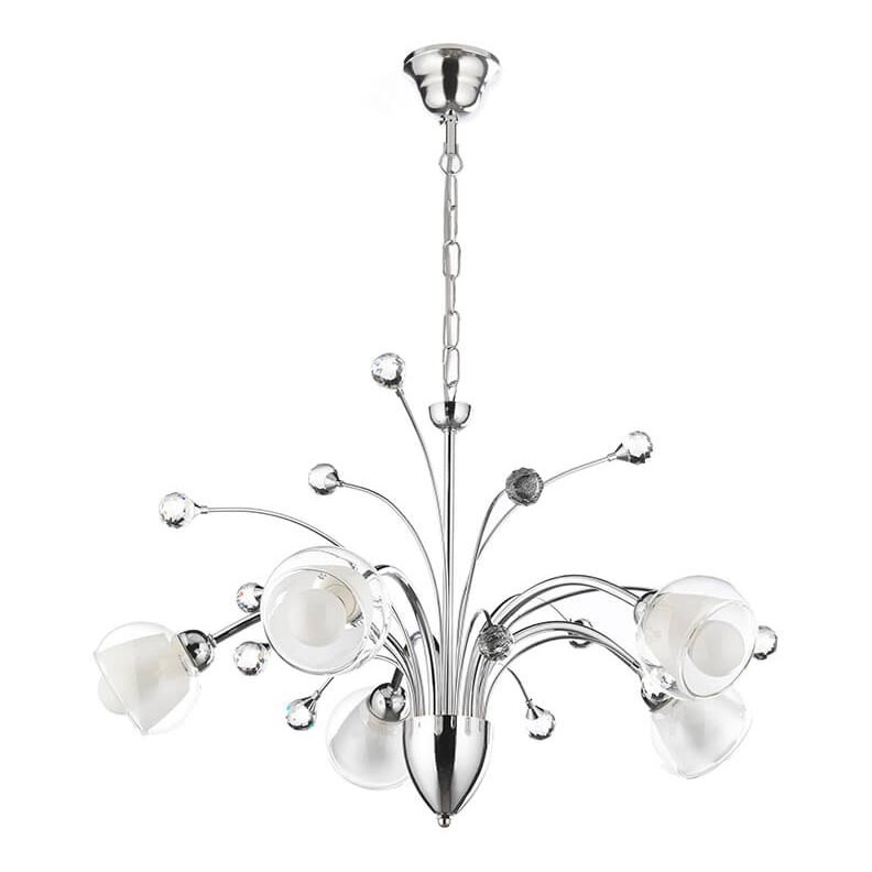 ONLI - Żyrandol na łańcuchu DIAMANTE 5xE14/6W/230V