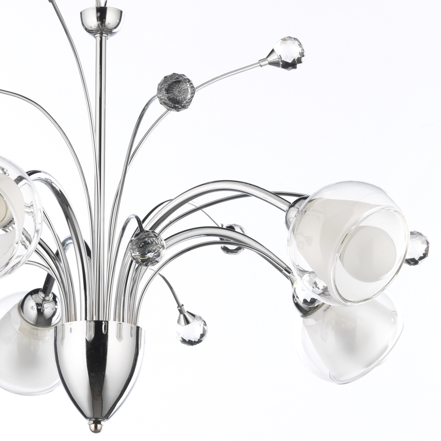 ONLI - Żyrandol na łańcuchu DIAMANTE 5xE14/6W/230V