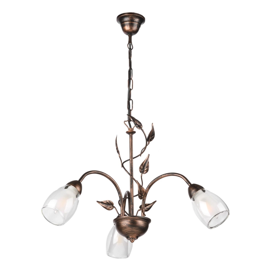 ONLI - Żyrandol na łańcuchu LILIANA 3xE14/6W/230V