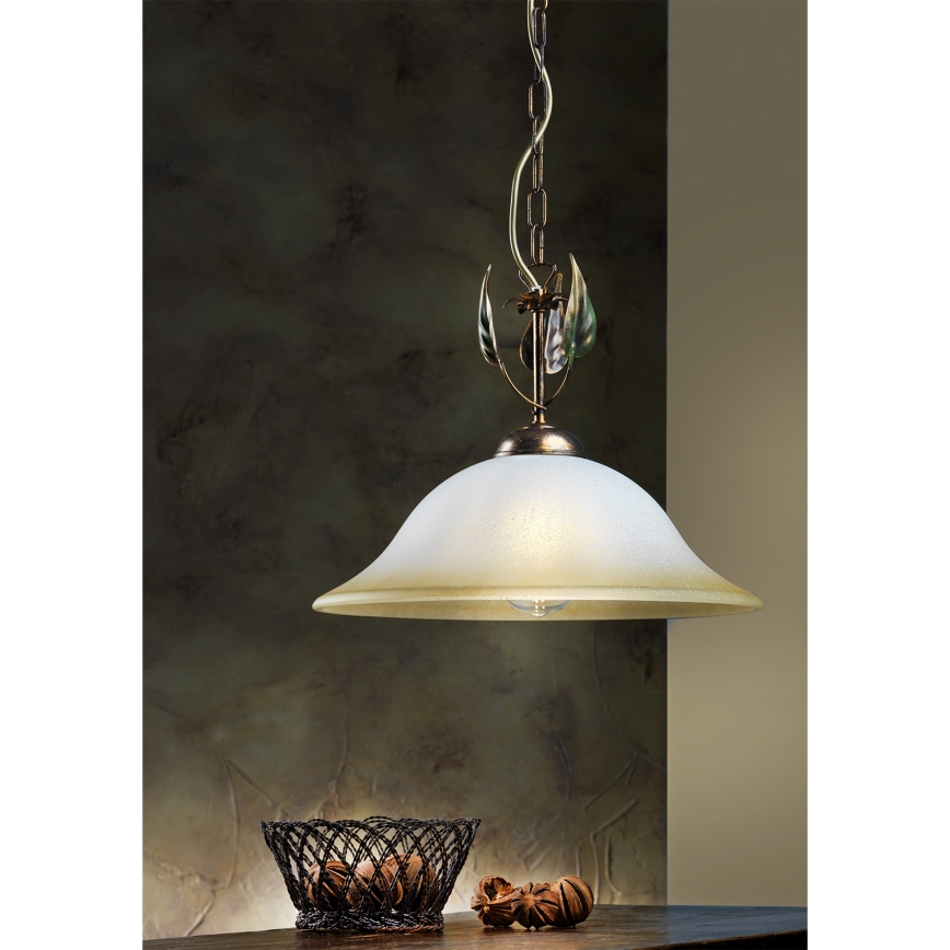 ONLI - Żyrandol na łańcuchu MIRA 1xE27/22W/230V śr. 40 cm