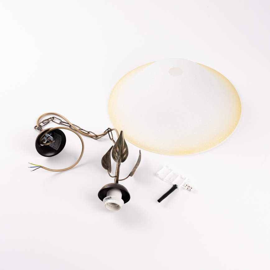 ONLI - Żyrandol na łańcuchu MIRA 1xE27/22W/230V śr. 40 cm