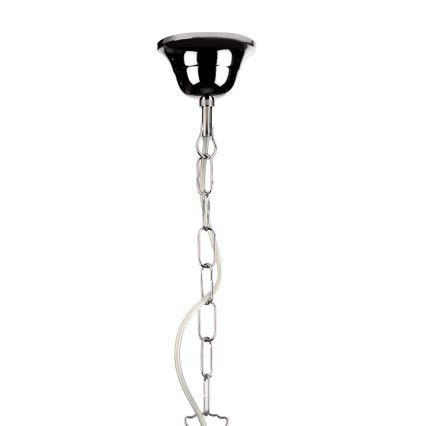 ONLI - Żyrandol na łańcuchu PIOGGIA 1xE27/22W/230V chrom błyszczący