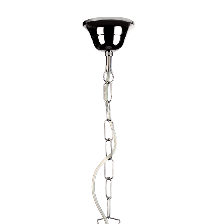 ONLI - Żyrandol na łańcuchu PIOGGIA 1xE27/22W/230V chrom błyszczący