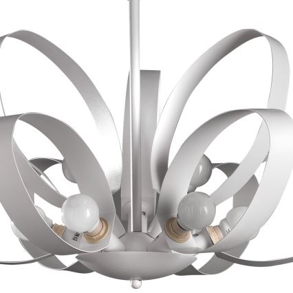 ONLI - Żyrandol na łańcuchu SERENA 9xE14/6W/230V białe