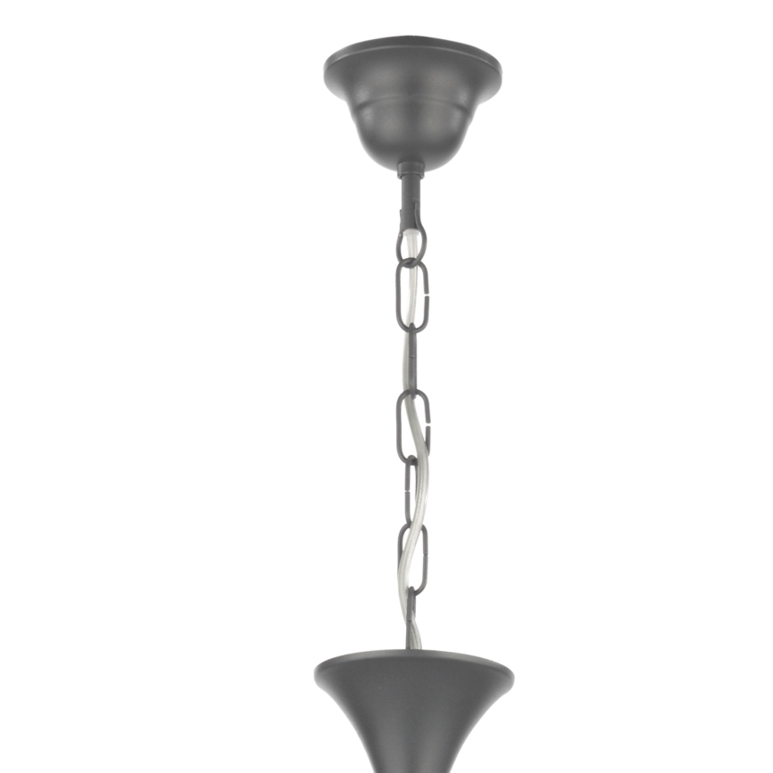 ONLI - Żyrandol na łańcuchu SERENA 9xE14/6W/230V czarny
