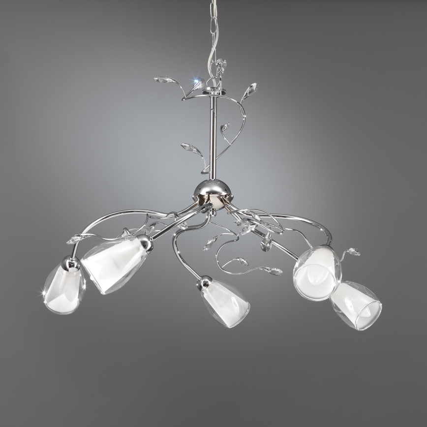 ONLI - Żyrandol na łańcuchu SHARON 5xE14/6W/230V
