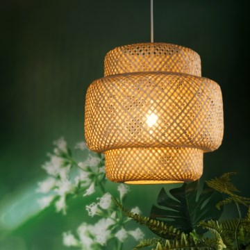 ONLI - Żyrandol na lince BAMBOO 1xE27/22W/230V bambus