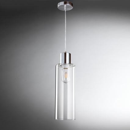 ONLI - Żyrandol na lince DODO 1xE27/22W/230V chrom błyszczący