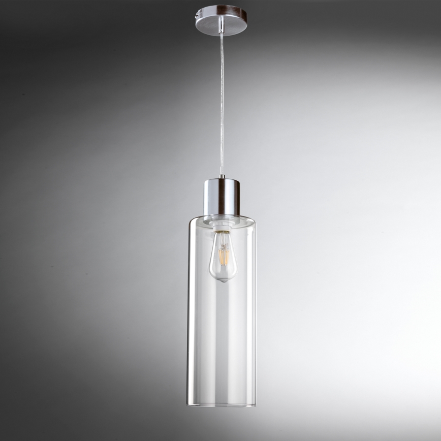 ONLI - Żyrandol na lince DODO 1xE27/22W/230V chrom błyszczący