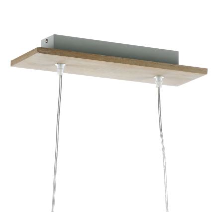 ONLI - Żyrandol na lince FLORA 2xE27/22W/230V zielony/złoty
