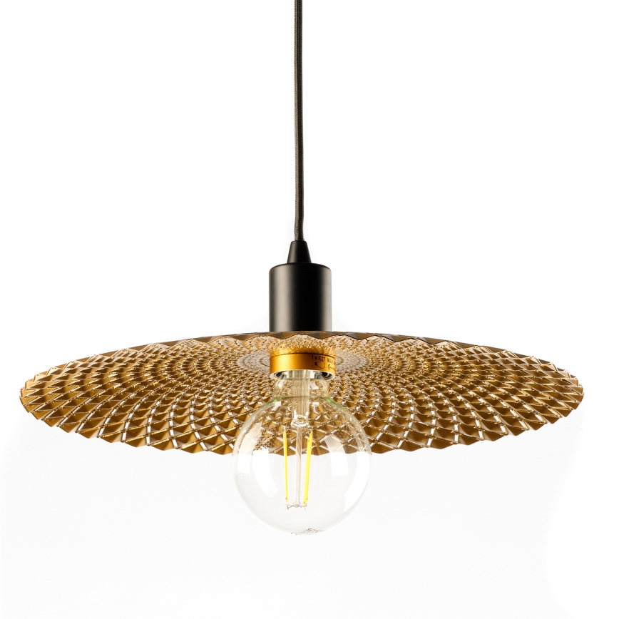 ONLI - Żyrandol na lince GOLDEN 1xE27/22W/230V złoty/czarny