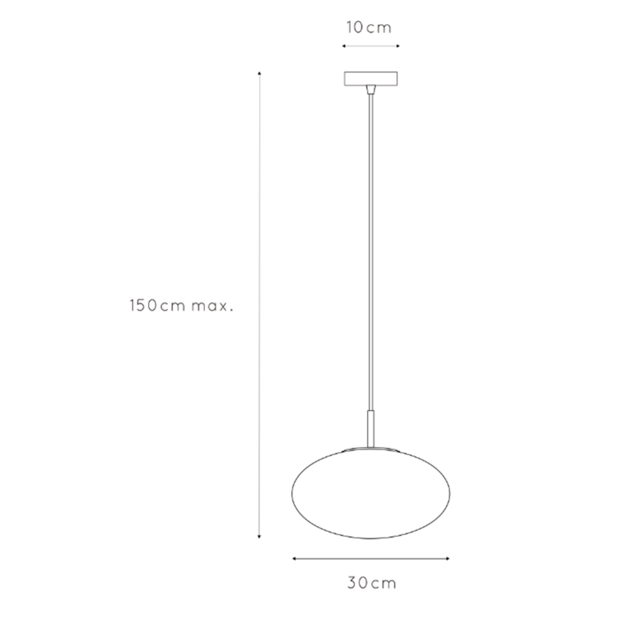 ONLI - Żyrandol na lince JANET 1xE27/6W/230V śr. 30 cm
