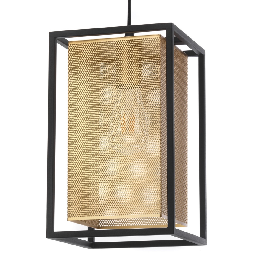 ONLI - Żyrandol na lince MALIK 1xE27/22W/230V złoty/czarny