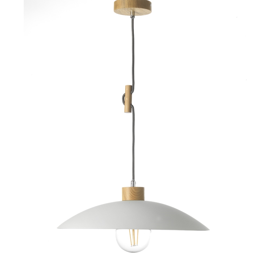 ONLI - Żyrandol na lince OHANA 1xE27/22W/230V dąb