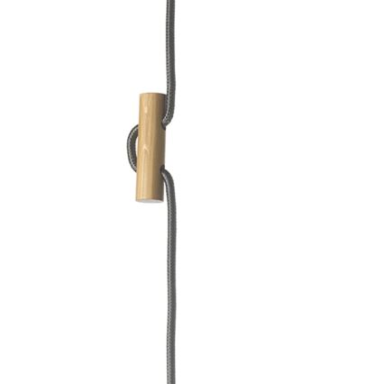 ONLI - Żyrandol na lince OHANA 1xE27/22W/230V dąb