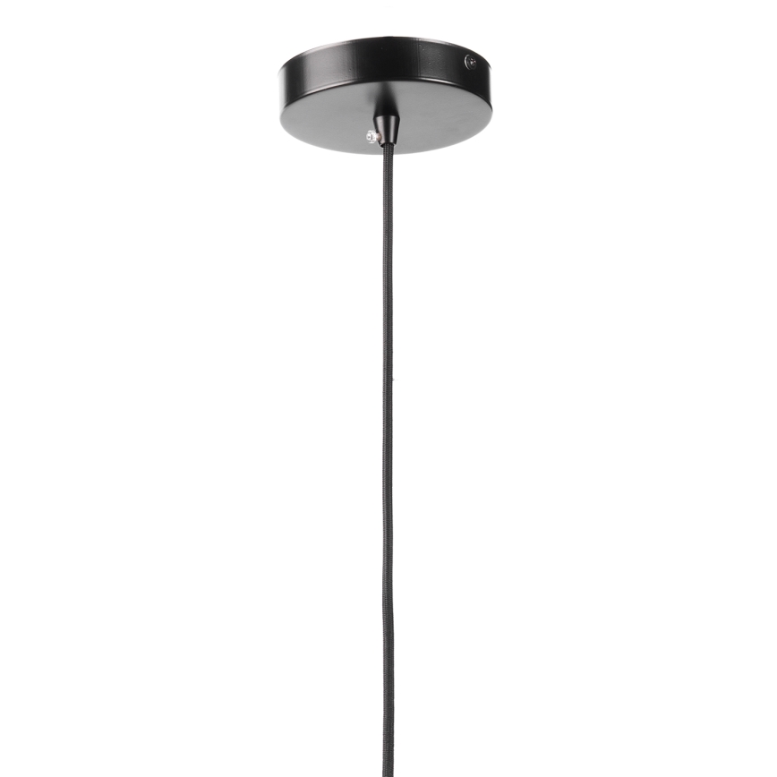 ONLI - Żyrandol na lince YONG 1xE27/22W/230V czarny śr. 46 cm