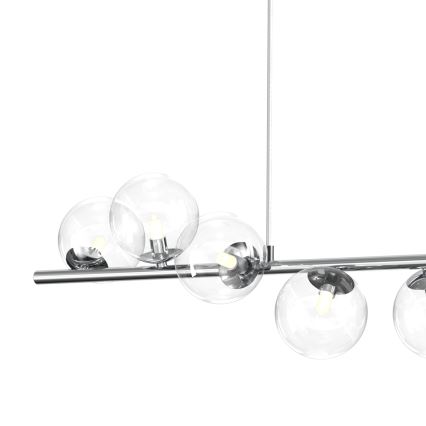 ONLI - Żyrandol na linkach KIMBERLY 8xG9/6W/230V błyszczący chrom
