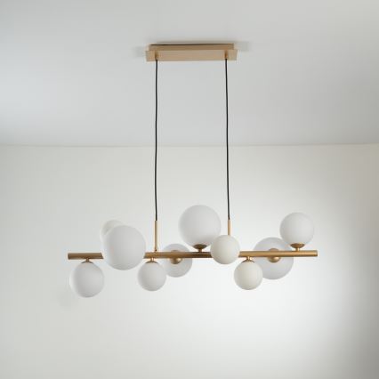 ONLI - Żyrandol na linkach PALOMA 10xG9/3W/230V złoty