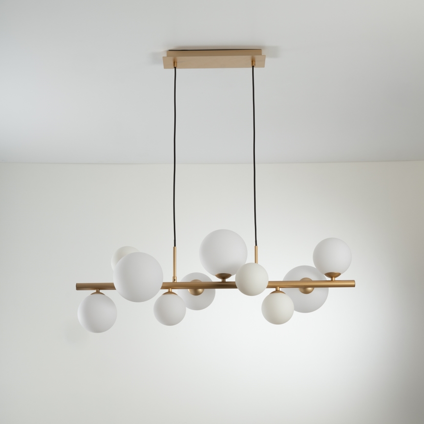 ONLI - Żyrandol na linkach PALOMA 10xG9/3W/230V złoty