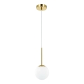 Open Design OR80087 - Żyrandol łazienkowy na przewodzie BAO 1xG9/8W/230V IP44 złoty