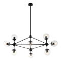 Open Design OR80094 - Żyrandol na pręcie BAO 10xE27/8W/230V śr. 90 cm czarny