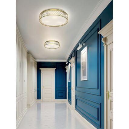 Open Design OR81015 - Lampa sufitowa CAVALLI 3xE27/15W/230V, średnica 52 cm, mosiądz