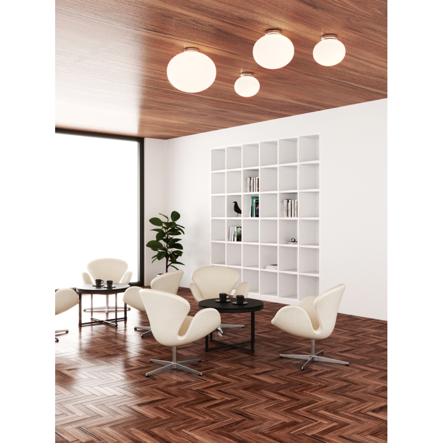 Open Design OR81169 - Lampa sufitowa PALLA 1xE27/12W/230V średnica 40 cm chrom błyszczący