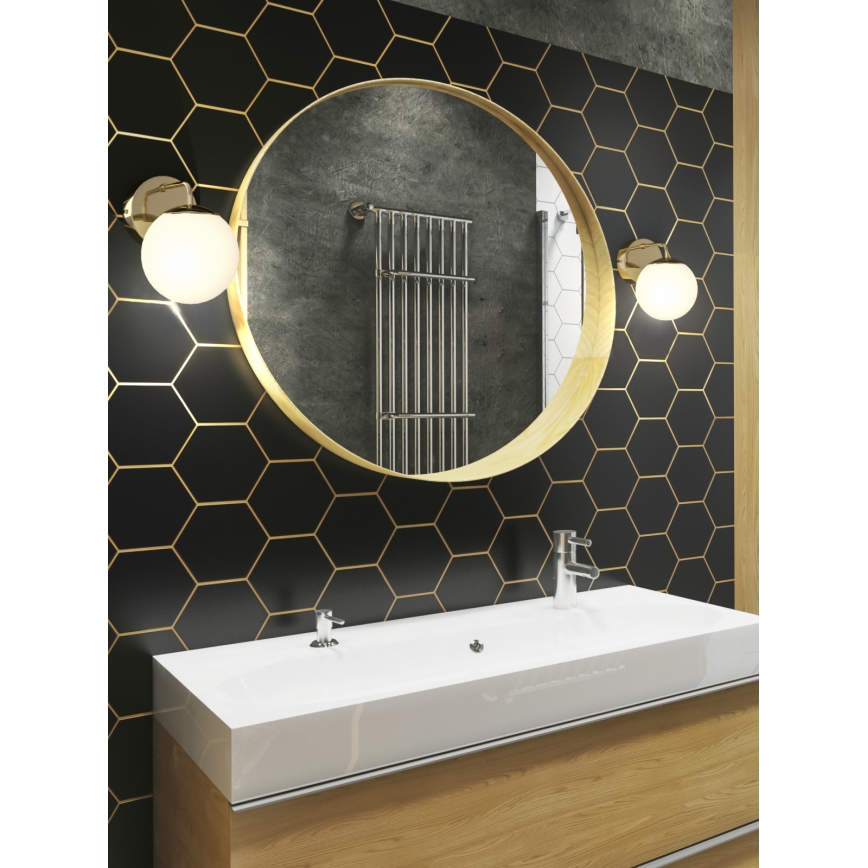Open Design OR81398 - Kinkiet łazienkowy BAO 1xG9/8W/230V IP44 złoty