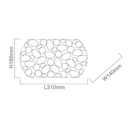Open Design OR81466 - Kinkiet CARERA 1xG9/7W/230V biały
