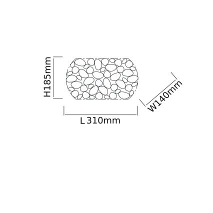 Open Design OR81473 - Kinkiet CARERA 1xG9/7W/230V chrom błyszczący